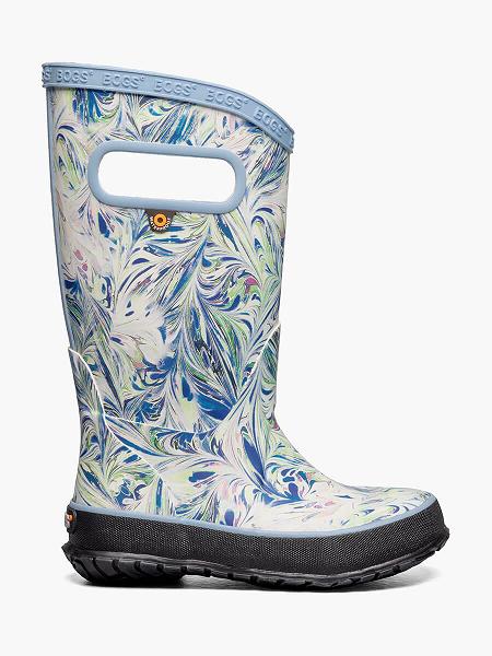 BOGS Boots Deutschland - Rainboot Marble Regenstiefel Kinder Periwinkle DE14980